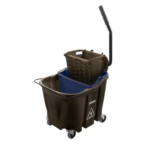 Carlisle Omnifit 35-Quart Mop Bucket with Side Press Wringer: $87.23