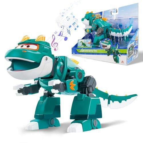 Super Wings Tino 15-Inch Dinosaur Action Figure: $18.99