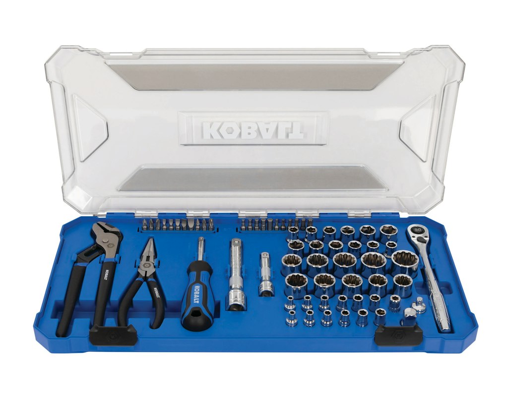 Kobalt 65-Piece Metric & Standard Mechanics Tool Set: $35 Kobalt 65-Piece Metric & Standard Mechanics Tool Set: $35