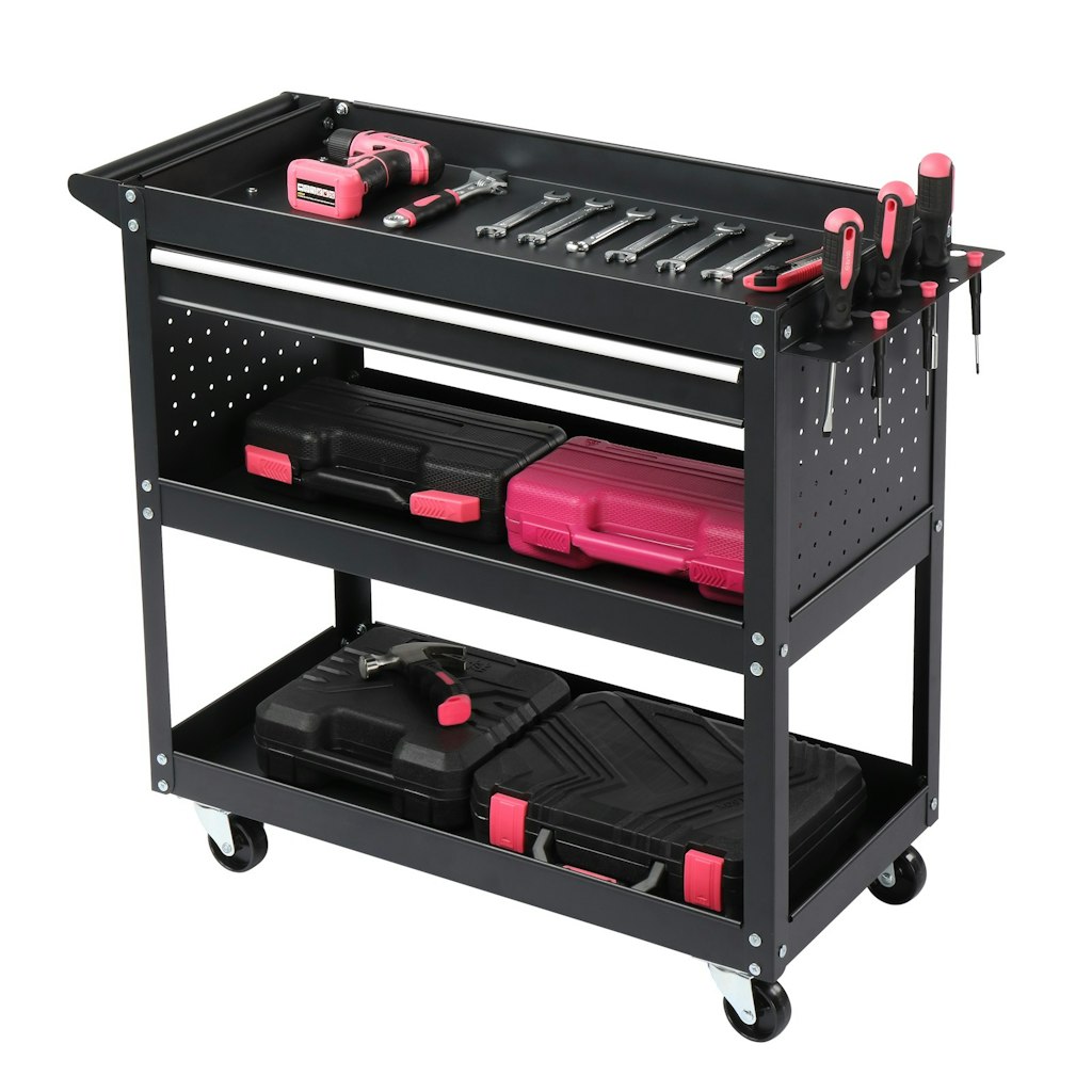 Rolling Tool Cart w/ Pegboard