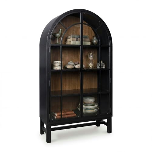 Ashley Basinger Arched Display Cabinet: $1,175.44 Ashley Basinger Arched Display Cabinet: $1,175.44