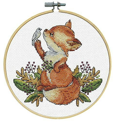Counted Cross Stitch Fox Kit: $12.06 Counted Cross Stitch Fox Kit: $12.06