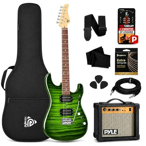 Pyle 39-Inch Full-Size Electric Guitar Beginner Bundle: $169.99