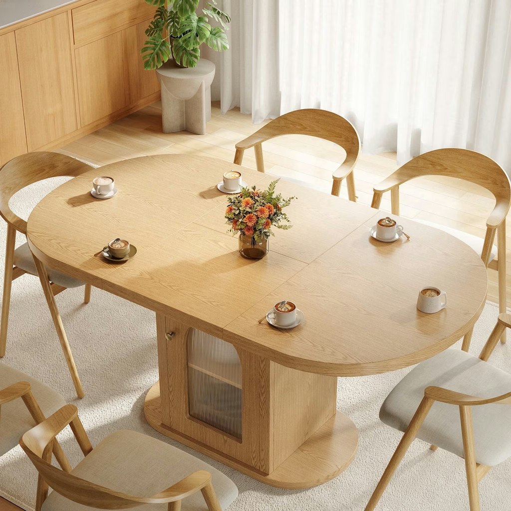 Patbrela Extendable Dining Table with Storage