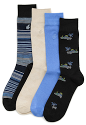 Ben Hogan Men's Golf Course Novelty Socks 4-Pack for $4 + free shipping w/ $35
