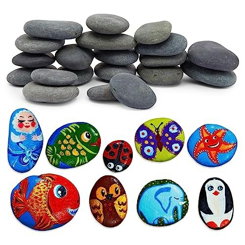 Bright Creations 2-3 Inch Painting Rocks 20-Pack: $11.91 Bright Creations 2-3 Inch Painting Rocks 20-Pack: $11.91