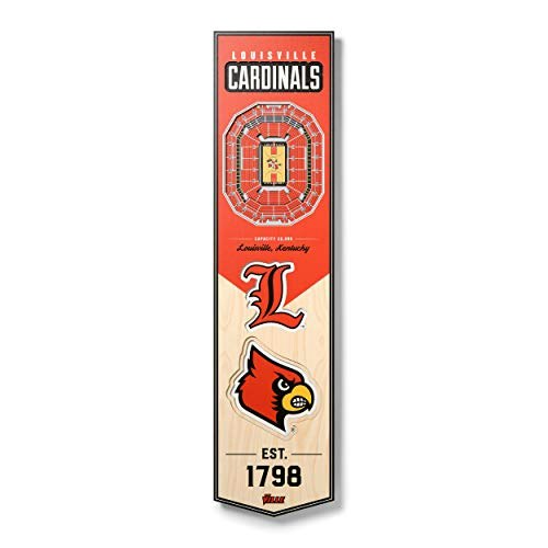 YouTheFan Louisville Cardinals 3D 8" x 32" Stadium Banner: $44.99 YouTheFan Louisville Cardinals 3D 8" x 32" Stadium Banner: $44.99