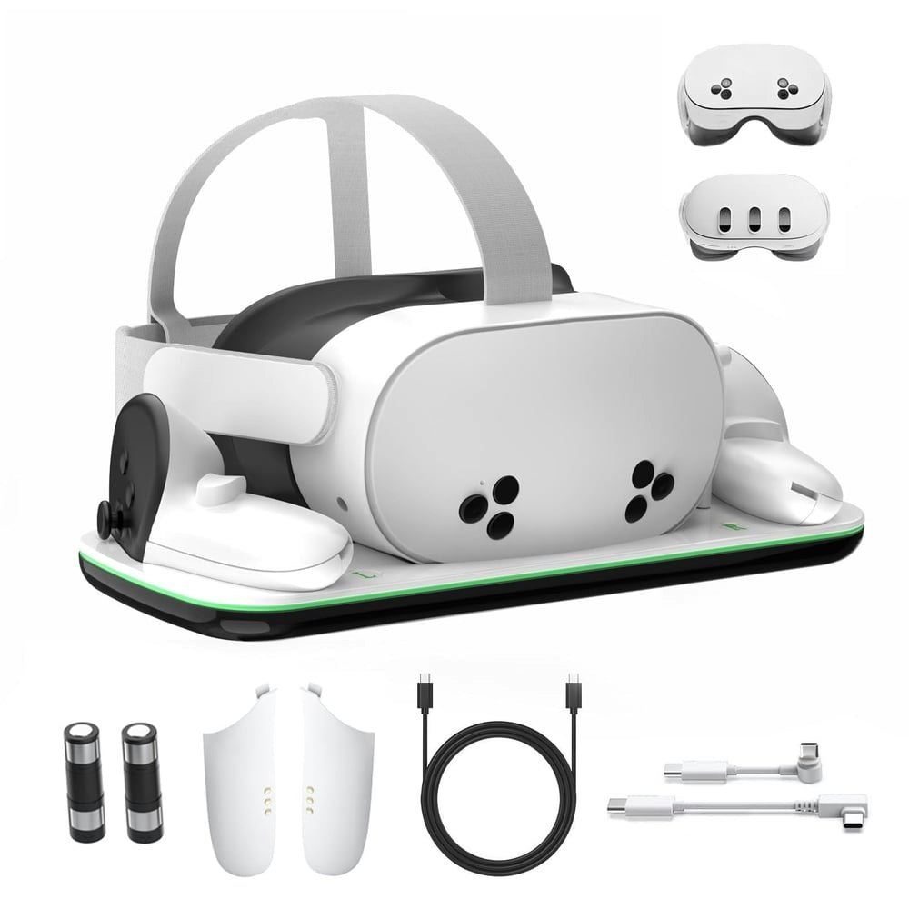 Rechale VR Charging Dock for Meta Quest 3 and 3S: $35.63 Rechale VR Charging Dock for Meta Quest 3 and 3S: $35.63