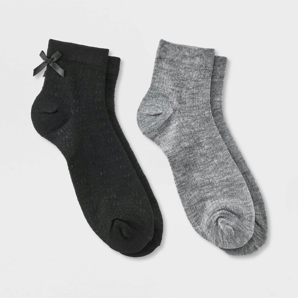 Art Class Girls' Open Work Knit Ankle Socks 2-Pack: $5 Art Class Girls' Open Work Knit Ankle Socks 2-Pack: $5