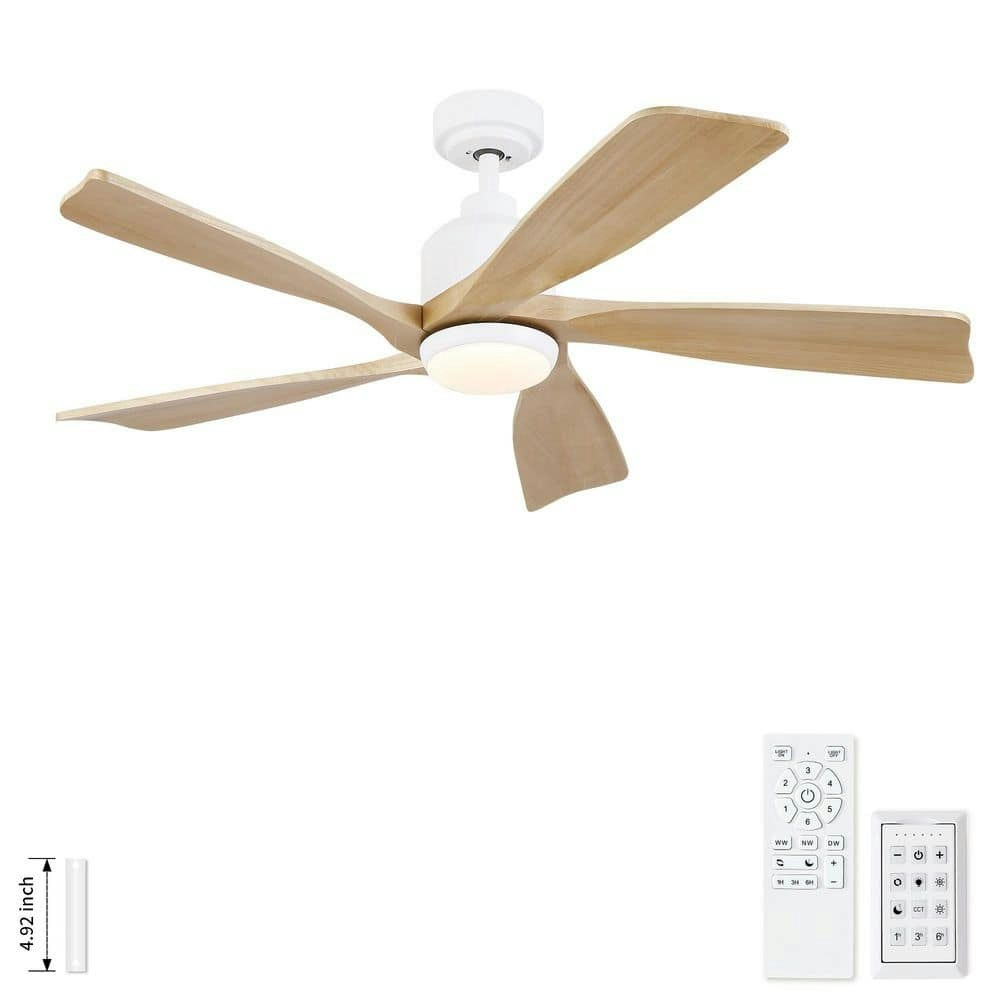52-Inch Natural Style Solid Wood Ceiling Fan with Light: $135.88 52-Inch Natural Style Solid Wood Ceiling Fan with Light: $135.88