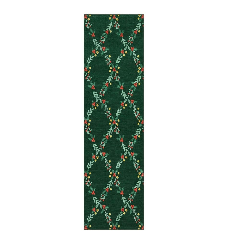 2x6-Foot Geometric Christmas Area Rug: $18.99 2x6-Foot Geometric Christmas Area Rug: $18.99