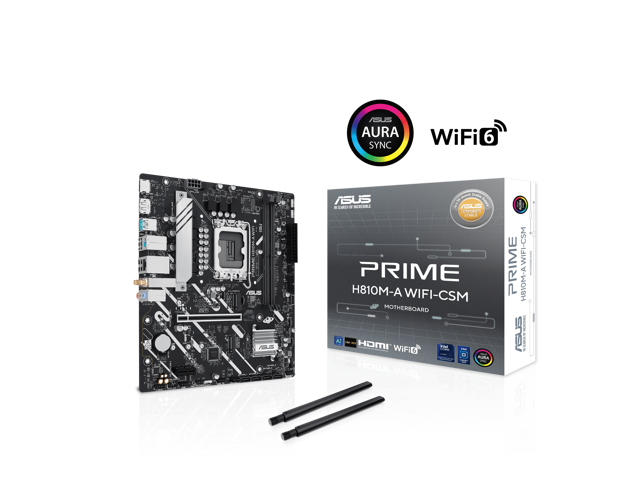 Asus Prime H810M-A WiFi-CSM Intel H810 LGA 1851 Motherboard: $147.61 Asus Prime H810M-A WiFi-CSM Intel H810 LGA 1851 Motherboard: $147.61