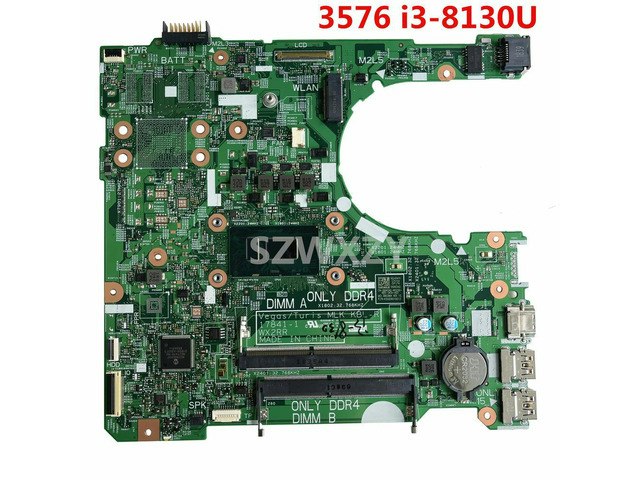 Dell Inspiron 3576 Laptop Motherboard with Intel Core i3-8130U CPU: $114.75 Dell Inspiron 3576 Laptop Motherboard with Intel Core i3-8130U CPU: $114.75