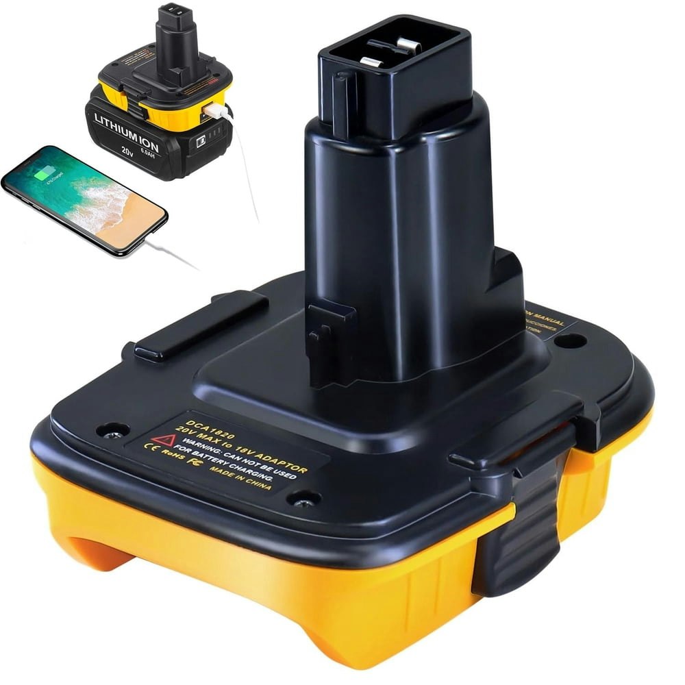 Dewalt 20V to 18V Battery Adapter: $13.99 Dewalt 20V to 18V Battery Adapter: $13.99