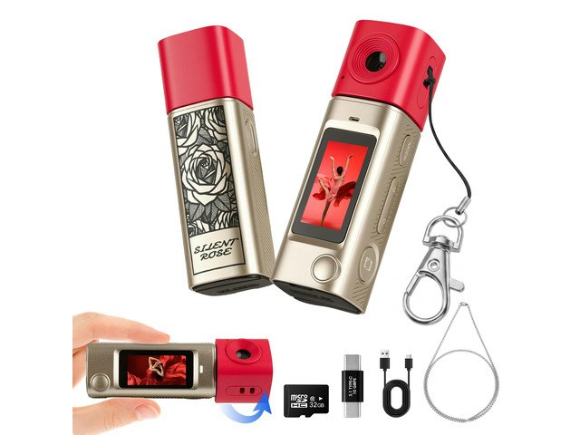 Mini 2K Keychain Digital Camera with 32GB Card: $59.99