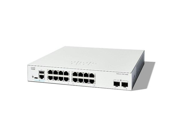 Cisco Catalyst C1200-16T-2G 16-Port Managed Ethernet Switch: $382.81