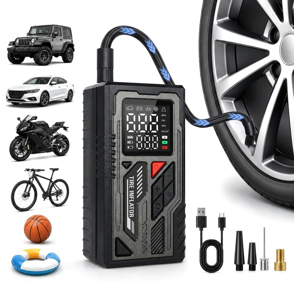 Teblint 150-PSI Cordless Tire Inflator: $23.48 Teblint 150-PSI Cordless Tire Inflator: $23.48