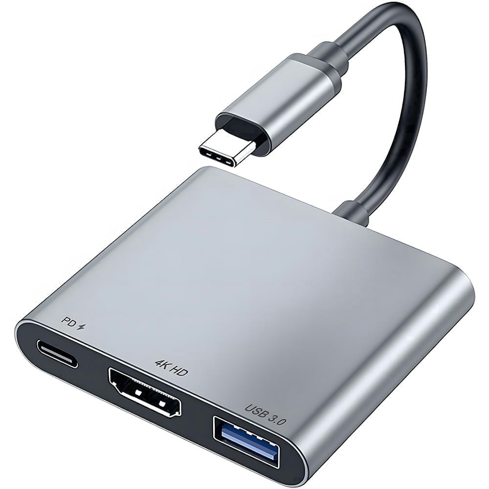 USB C to HDTV Multiport Adapter: $8.09