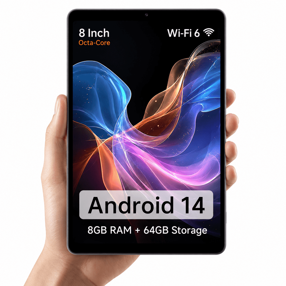 Callsky 8-inch Android 14 Tablet 64GB: $56.99