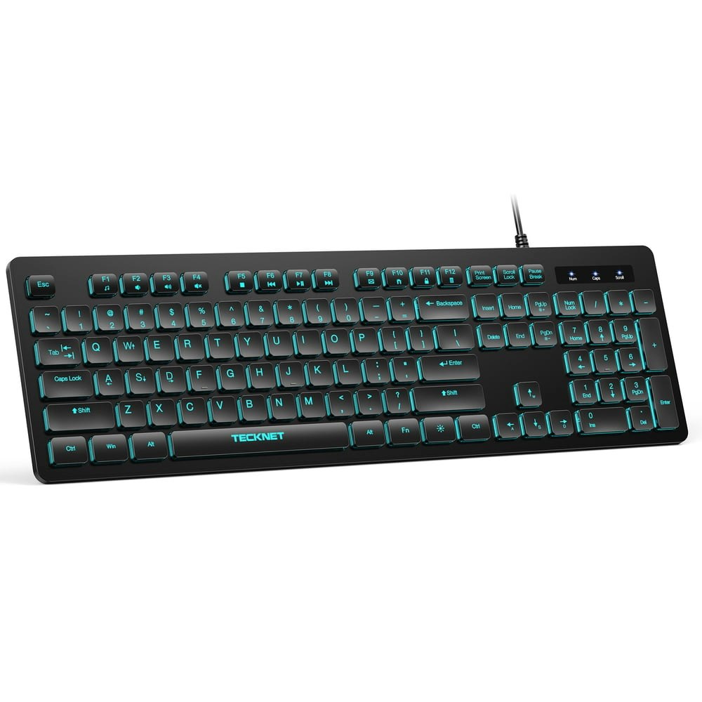 Tecknet Wired RGB Backlit Keyboard: $19.99 Tecknet Wired RGB Backlit Keyboard: $19.99