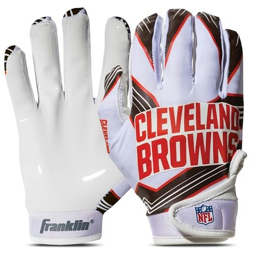 Franklin Sports Cleveland Browns Youth Receiver Gloves: $19.24