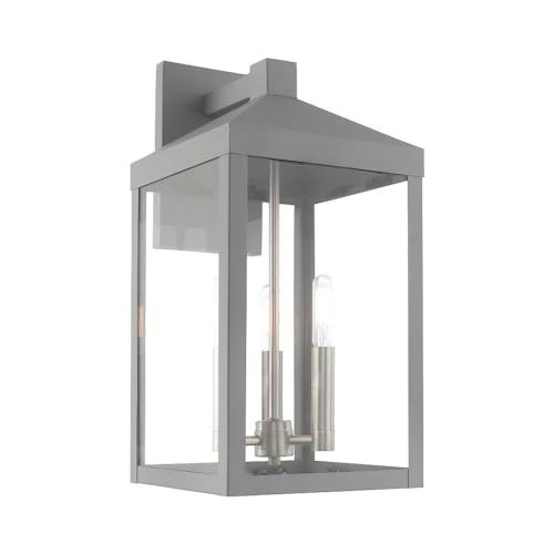 Livex Lighting Nyack 17.5-inch 3-Light Outdoor Wall Lantern: $136.19