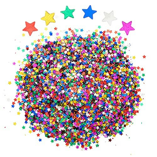 200g Rainbow Metallic Star Confetti: $9.98 200g Rainbow Metallic Star Confetti: $9.98