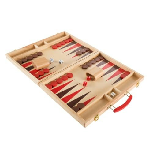 Hey Play Wood Backgammon Board Game Set: $18.98 Hey Play Wood Backgammon Board Game Set: $18.98