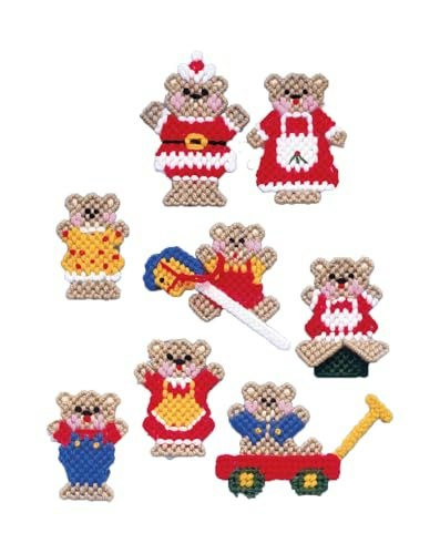 Design Works Crafts Christmas Teddy Bears Plastic Canvas Ornament Kit: $8.63 Design Works Crafts Christmas Teddy Bears Plastic Canvas Ornament Kit: $8.63