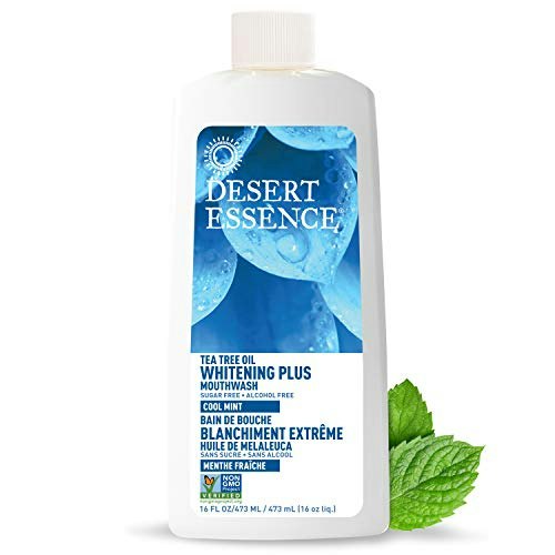 Desert Essence Tea Tree Whitening Mint Mouthwash 16-oz.: $13.59 Desert Essence Tea Tree Whitening Mint Mouthwash 16-oz.: $13.59