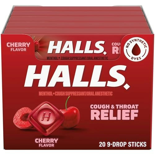 Halls Cherry Cough Drops 180-Count: $24 Halls Cherry Cough Drops 180-Count: $24