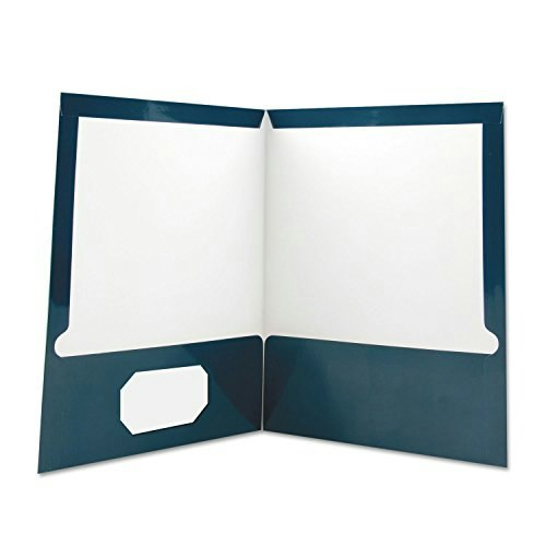 Universal Two-Pocket Laminated Folder 25-Pack: $14.86
