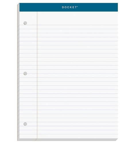 TOPS 8.5" x 11.75" Double Docket Writing Pad 100-Sheet: $5.72 TOPS 8.5" x 11.75" Double Docket Writing Pad 100-Sheet: $5.72