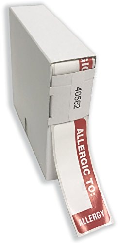 Tabbies 3" x 1" Allergic To Wrap Around Allergy Labels 500-Pack: $21.65 Tabbies 3" x 1" Allergic To Wrap Around Allergy Labels 500-Pack: $21.65