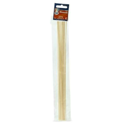 Hardwood Dowels 1/16" x 12" 10-Pack: $7.99