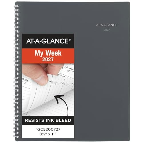 AT-A-GLANCE 2027 DayMinder Weekly & Monthly Appointment Book 8.5" x 11": $18.06 AT-A-GLANCE 2027 DayMinder Weekly & Monthly Appointment Book 8.5" x 11": $18.06