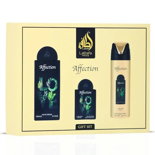 Lattafa Pride Affection Men's EDP 3-Piece Gift Set: $28.89 Lattafa Pride Affection Men's EDP 3-Piece Gift Set: $28.89