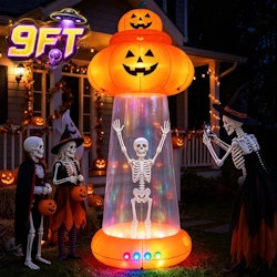 9-Foot Inflatable Halloween Pumpkin UFO for $60 + free shipping