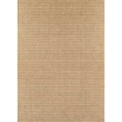 Beverly Rug Lomira Gold Striped Washable Jute 8x10ft Indoor Area Rug for $114 + free shipping