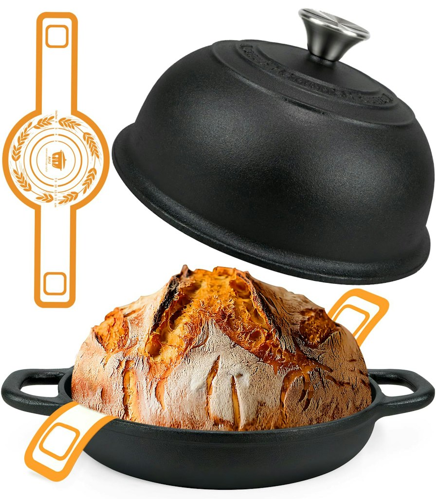 5-Quart Pre-Seasoned Cast Iron Dutch Oven: $28 5-Quart Pre-Seasoned Cast Iron Dutch Oven: $28