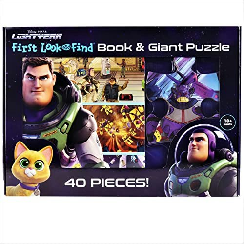 Disney Pixar Lightyear Look and Find Activity Book and Giant Puzzle Set: $16.10