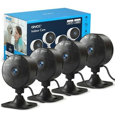 GNCC 1080p Indoor Security Camera 4-Pack for $47 + free shipping