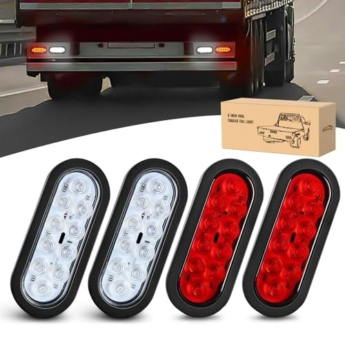 Gooacc 6-inch 10-LED Oval Tail Light 4-Pack: $26.97 Gooacc 6-inch 10-LED Oval Tail Light 4-Pack: $26.97