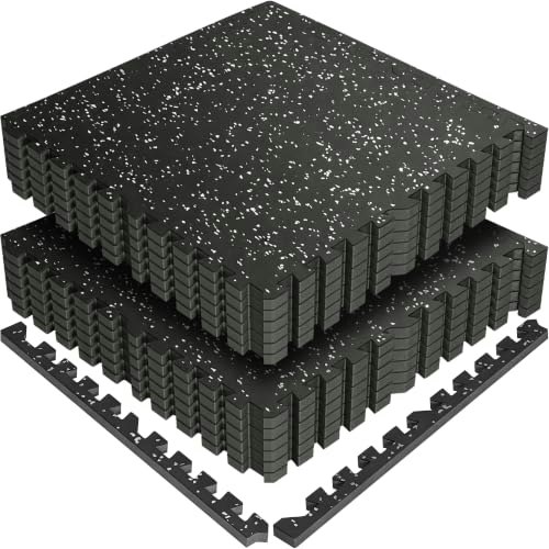 Aivoro Interlocking Rubber and EVA Gym Floor Tiles 12-Pack: $83.29