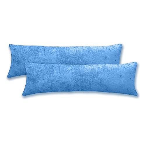 Fresh Ideas 20" x 54" Velvet Body Pillow Cover 2-Pack: $9.64