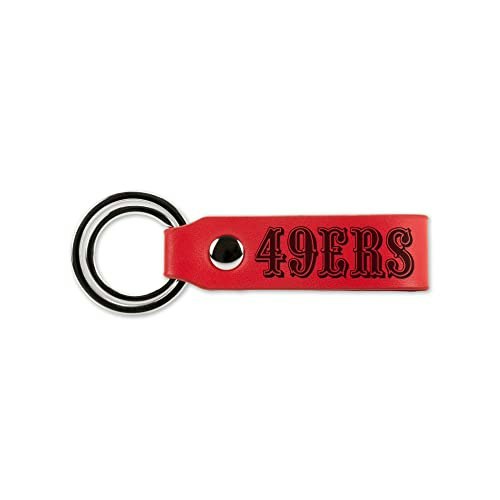 Rico Industries San Francisco 49ers Faux Leather Keychain: $8.99