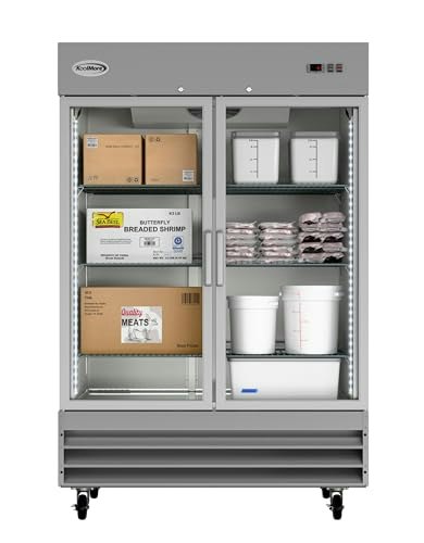 KoolMore 47-Cubic Foot 2-Door Commercial Stainless Steel Upright Freezer: $3,760 KoolMore 47-Cubic Foot 2-Door Commercial Stainless Steel Upright Freezer: $3,760