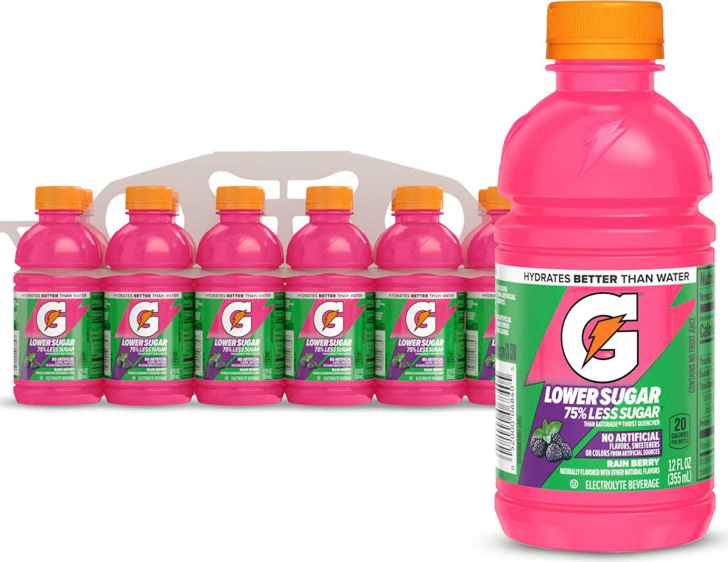 Gatorade Rain Berry Lower Sugar Sports Drink 12-oz. Bottle 12-Pack: $4.52 via Sub. & Save