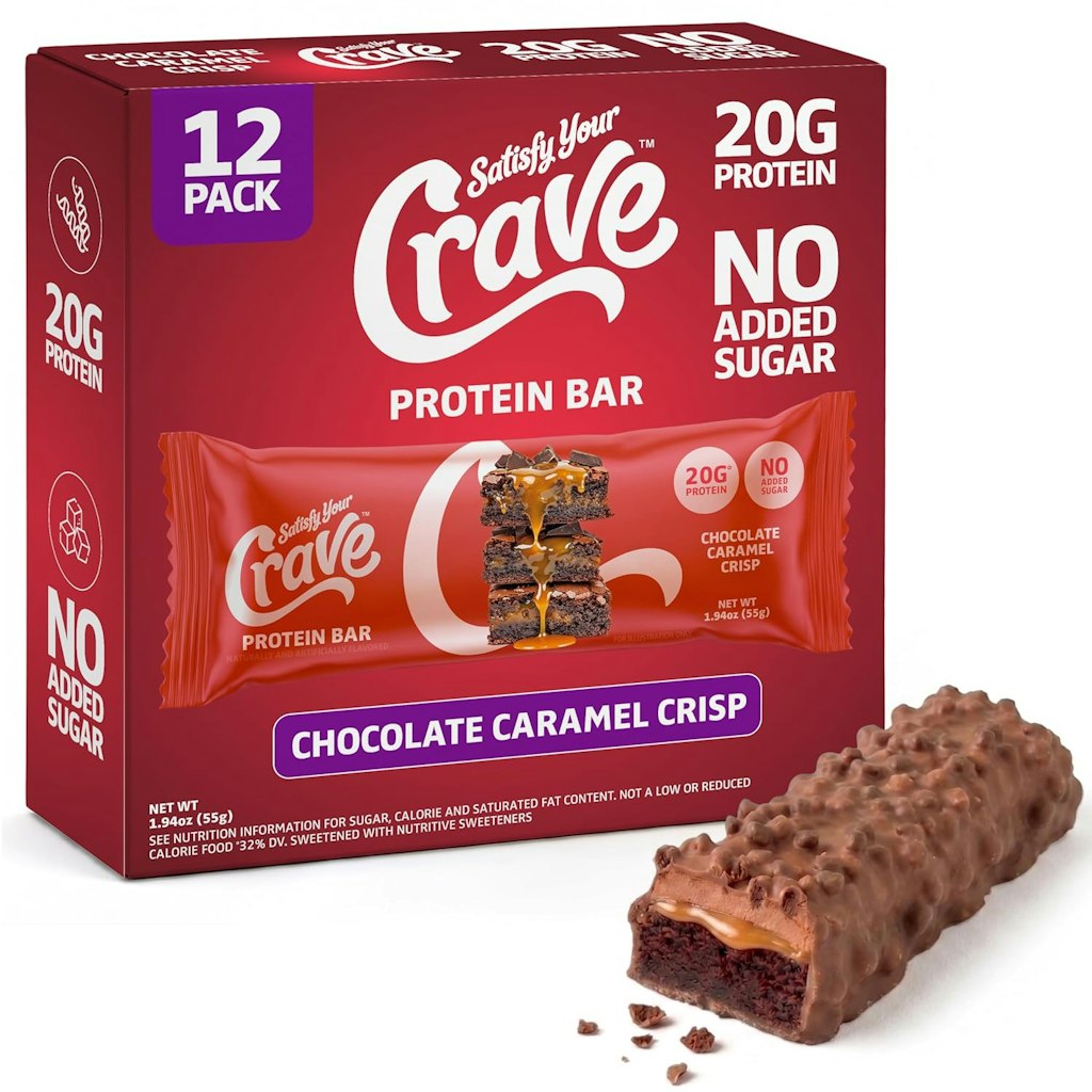 Satisfy Your Crave Protein Bar 12-Piece Pack: $14 w/ Sub & Save Satisfy Your Crave Protein Bar 12-Piece Pack: $14 w/ Sub & Save