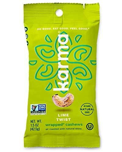 Karma Nuts Lime Twist Cashews 12-Pack: $11.90 Karma Nuts Lime Twist Cashews 12-Pack: $11.90